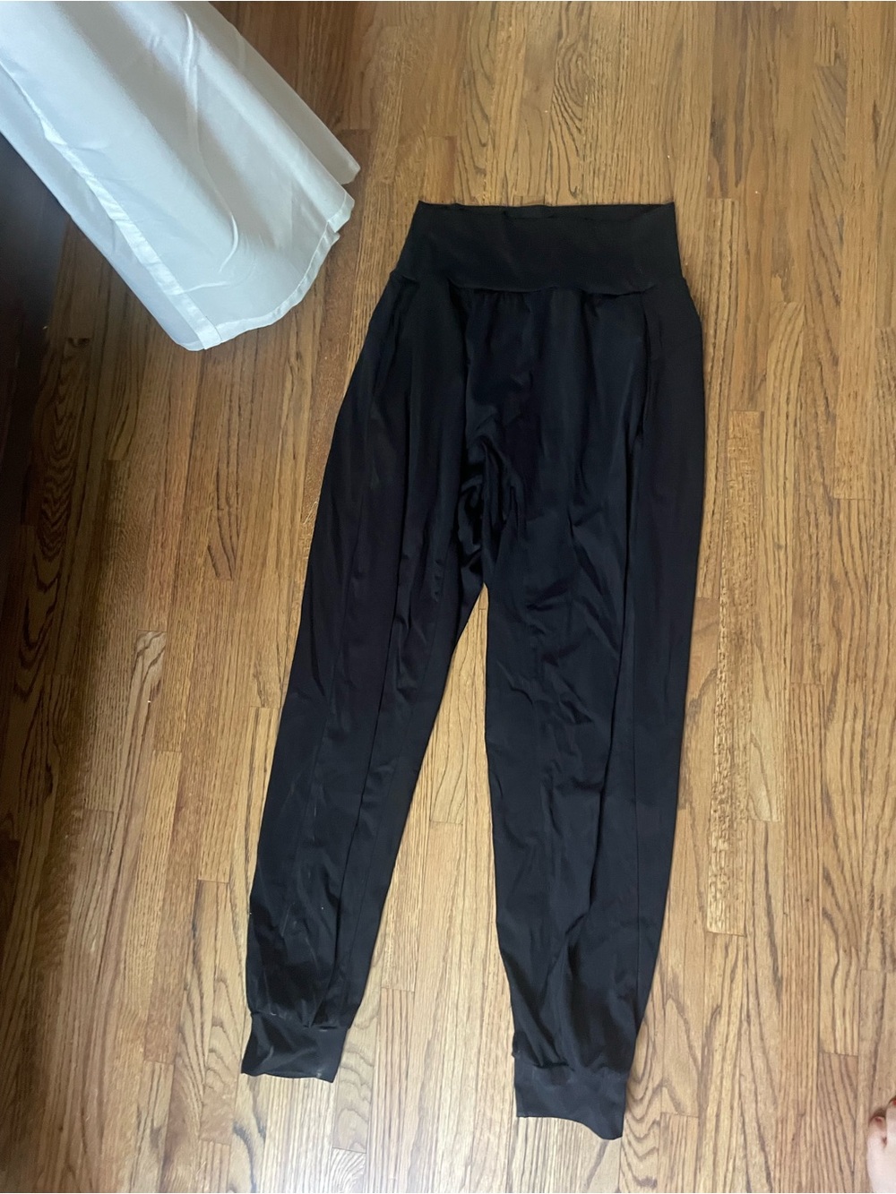 Black High-Waist Jogger Active Pants